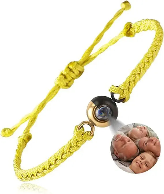 Hand-woven customized color picture personal color photo bracelet nowadaysfashion