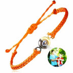 Hand-woven customized color picture personal color photo bracelet nowadaysfashion