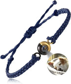 Hand-woven customized color picture personal color photo bracelet nowadaysfashion