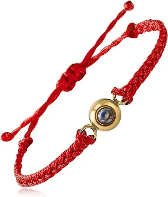 Hand-woven customized color picture personal color photo bracelet - Blade & Thread