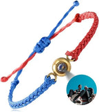 Hand-woven customized color picture personal color photo bracelet nowadaysfashion