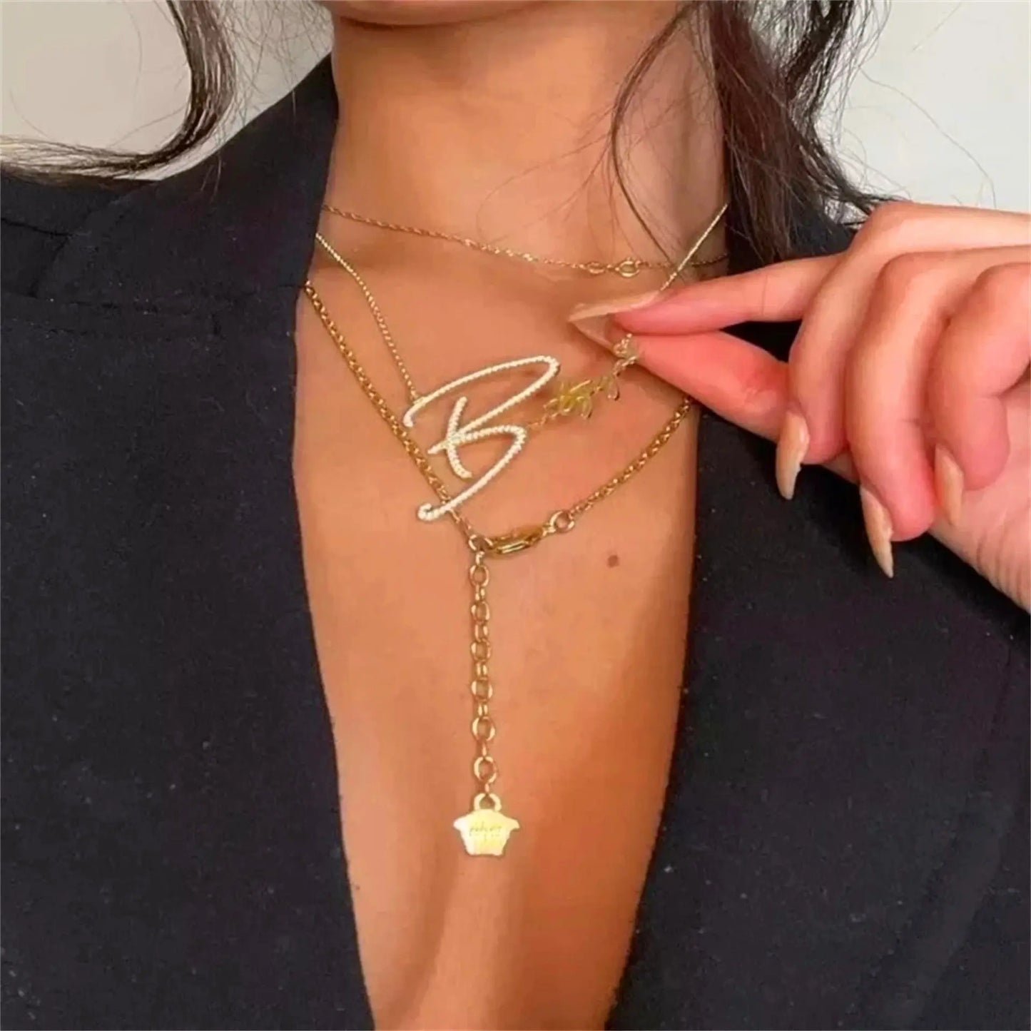 Handwritten signature personalized nameplate necklace - Blade & Thread