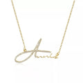 Handwritten signature personalized nameplate necklace nowadaysfashion