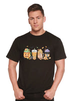 Happy Halloween Men's Bamboo Viscose/Organic Cotton Short Sleeve Graphic T-Shirt Spun Bamboo