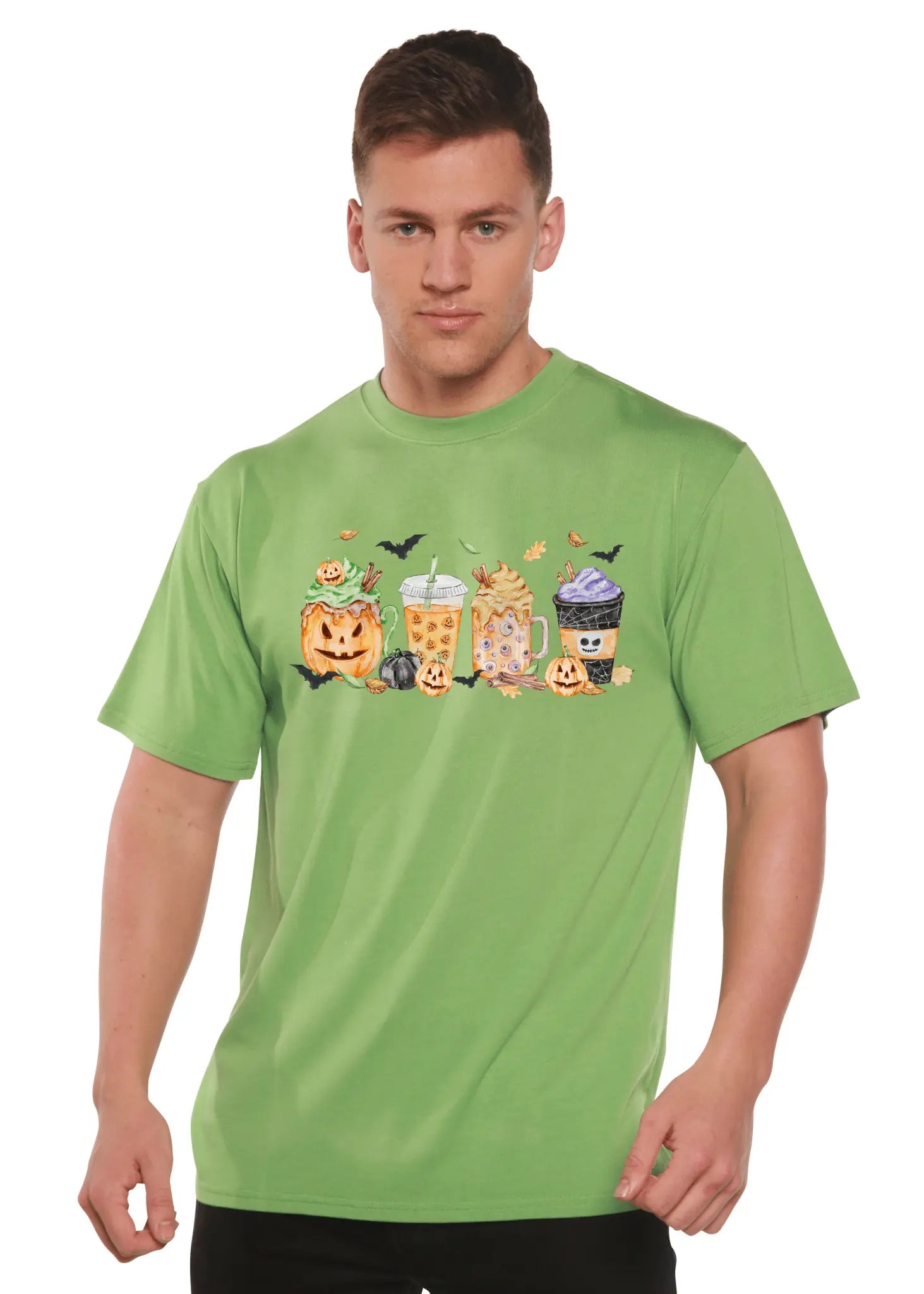 Happy Halloween Men's Bamboo Viscose/Organic Cotton Short Sleeve Graphic T-Shirt - Blade & Thread