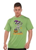 Happy Halloween Unisex Bamboo Viscose/Organic Cotton Short Sleeve Graphic T-Shirt Spun Bamboo