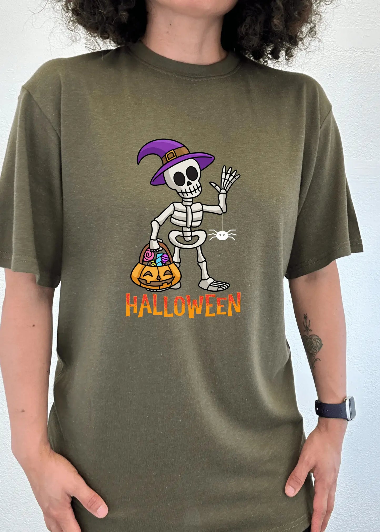 Happy Halloween Unisex Bamboo Viscose/Organic Cotton Short Sleeve Graphic T-Shirt - Blade & Thread