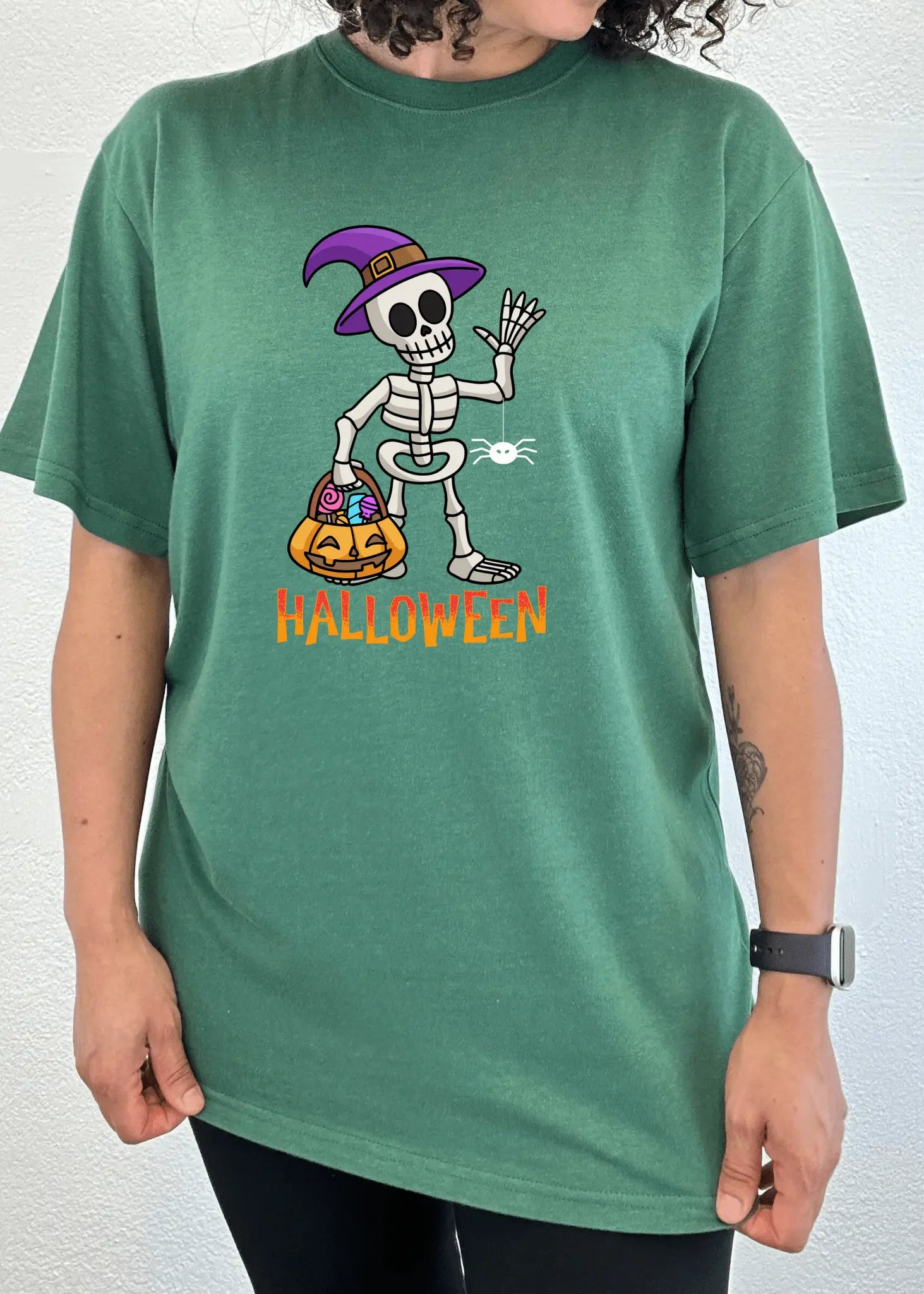 Happy Halloween Unisex Bamboo Viscose/Organic Cotton Short Sleeve Graphic T-Shirt - Blade & Thread