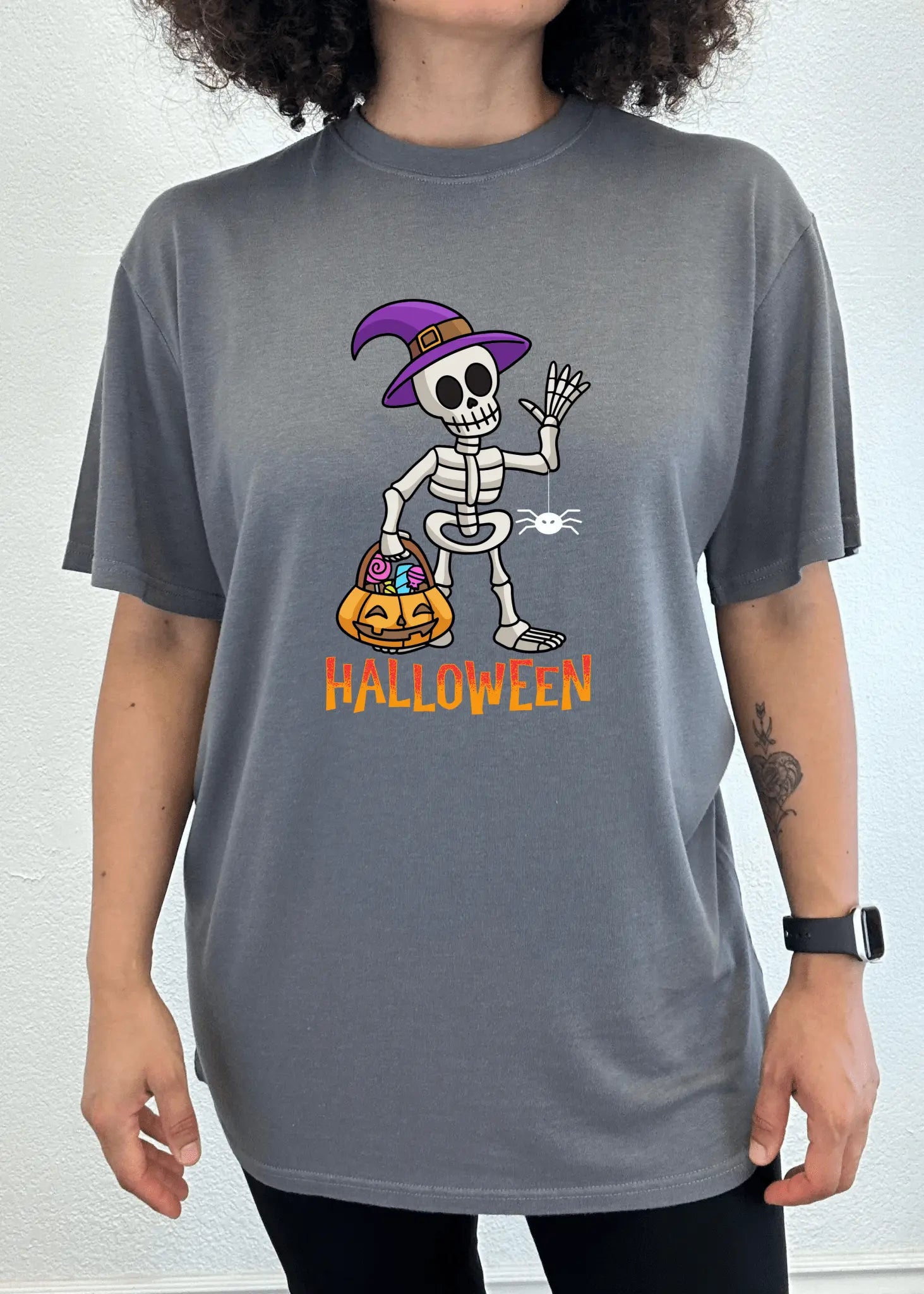 Happy Halloween Unisex Bamboo Viscose/Organic Cotton Short Sleeve Graphic T-Shirt - Blade & Thread