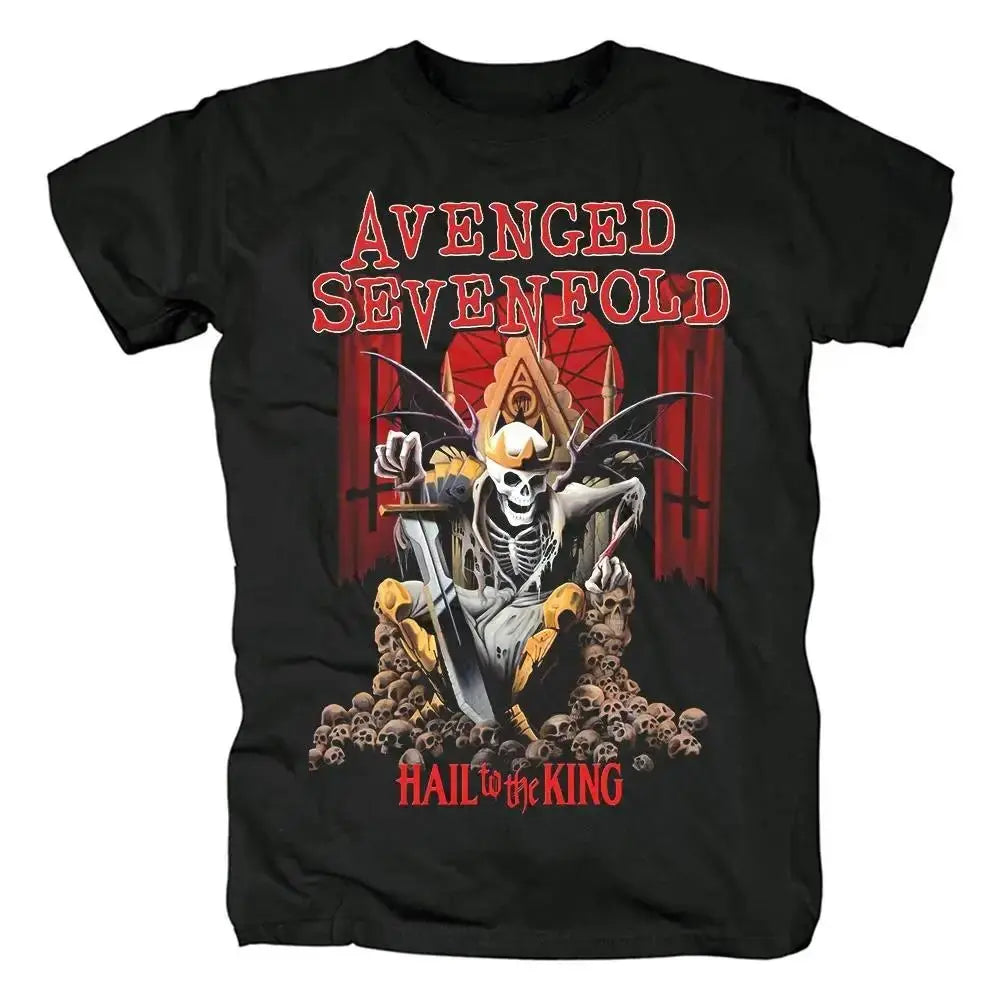 Harajuku Metalcore Avenged Sevenfold Rock T Shirt Hip Hop Streetwear T Shirt - Blade & Thread