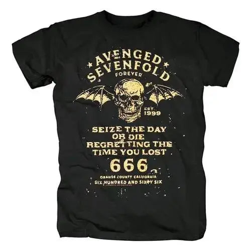 Harajuku Metalcore Avenged Sevenfold Rock T Shirt Hip Hop Streetwear T Shirt - Blade & Thread