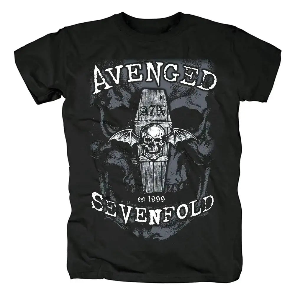 Harajuku Metalcore Avenged Sevenfold Rock T Shirt Hip Hop Streetwear T Shirt nowadaysfashion