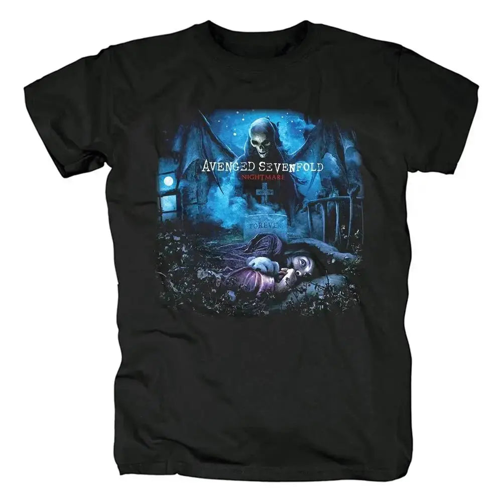 Harajuku Metalcore Avenged Sevenfold Rock T Shirt Hip Hop Streetwear T Shirt - Blade & Thread