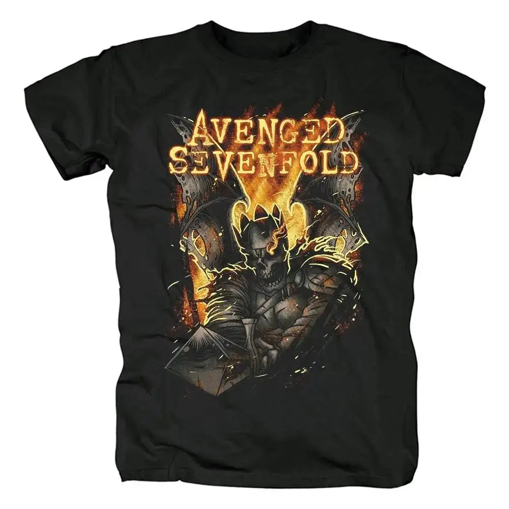 Harajuku Metalcore Avenged Sevenfold Rock T Shirt Hip Hop Streetwear T Shirt - Blade & Thread