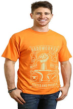 Hard Worker Men's Bamboo Viscose/Organic Cotton Short Sleeve Graphic T-Shirt Spun Bamboo