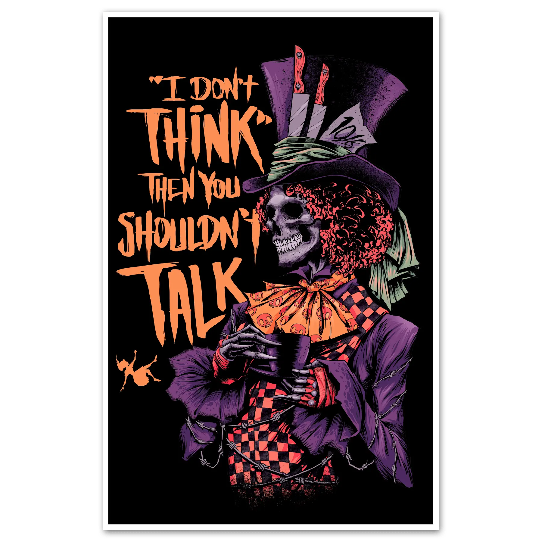 Hatter Print Any Means Necessary Clothing