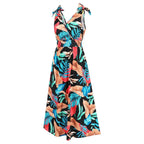 Hawaiian Beach Dress Summer Print Long Skirt Women's Dress nowadaysfashion