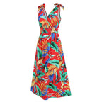 Hawaiian Beach Dress Summer Print Long Skirt Women's Dress nowadaysfashion