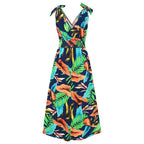 Hawaiian Beach Dress Summer Print Long Skirt Women's Dress nowadaysfashion