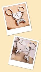 Heart engraved handle keychain Valentine's Day gift nowadaysfashion