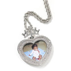 Heart Princess Photo Pendant Custom Memory Picture Pendant for daughter nowadaysfashion