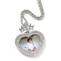 Heart Princess Photo Pendant Custom Memory Picture Pendant for daughter nowadaysfashion
