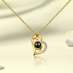 Heart Projection Necklace Personalized Photo MOM Pendant nowadaysfashion
