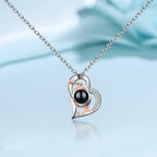 Heart Projection Necklace Personalized Photo MOM Pendant nowadaysfashion