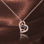 Heart Projection Necklace Personalized Photo MOM Pendant nowadaysfashion
