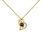 Heart Projection Necklace Personalized Photo MOM Pendant nowadaysfashion