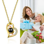 Heart Projection Necklace Personalized Photo MOM Pendant nowadaysfashion
