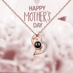 Heart Projection Necklace Personalized Photo MOM Pendant nowadaysfashion