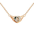 Heart Shaped Pendant Copper Personalized Colorful Baby Children's Photo Necklaces nowadaysfashion