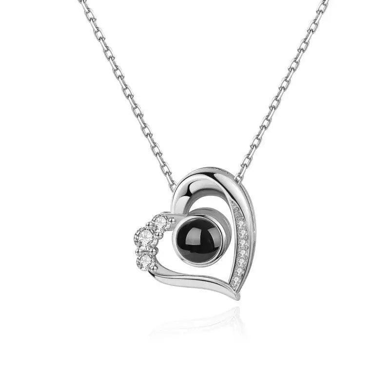 Heart Shaped Projection necklace - Blade & Thread