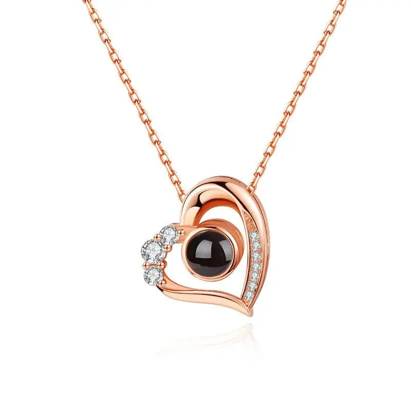 Heart Shaped Projection necklace - Blade & Thread