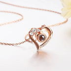 Heart Shaped Projection necklace nowadaysfashion