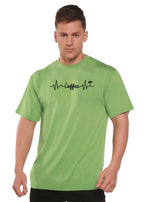 Heartbeat Coffee Unisex Bamboo/Cotton Graphic T-Shirt Spun Bamboo