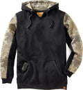 Heavyweight Camo Hoodie for Men - Hidden Security Pocket | V-Neck Opening Blade & Thread
