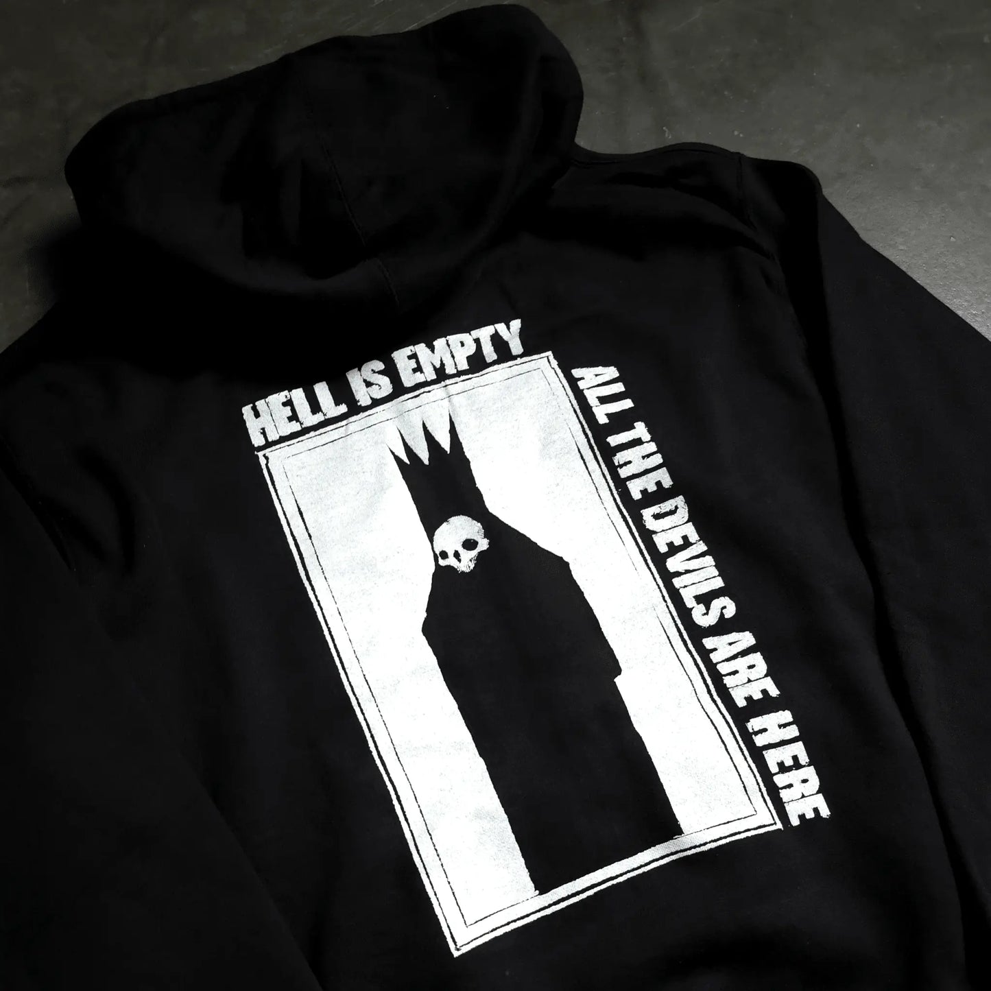 Hell is Empty Zip Up Hoodie - Blade & Thread