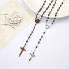 Hematite Cross Necklace nowadaysfashion