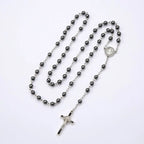 Hematite Cross Necklace nowadaysfashion
