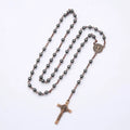 Hematite Cross Necklace nowadaysfashion