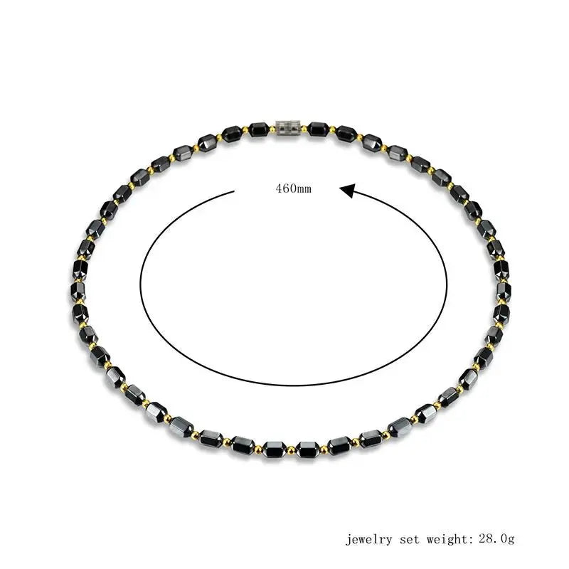 Hematite Necklac Jewelry - Blade & Thread