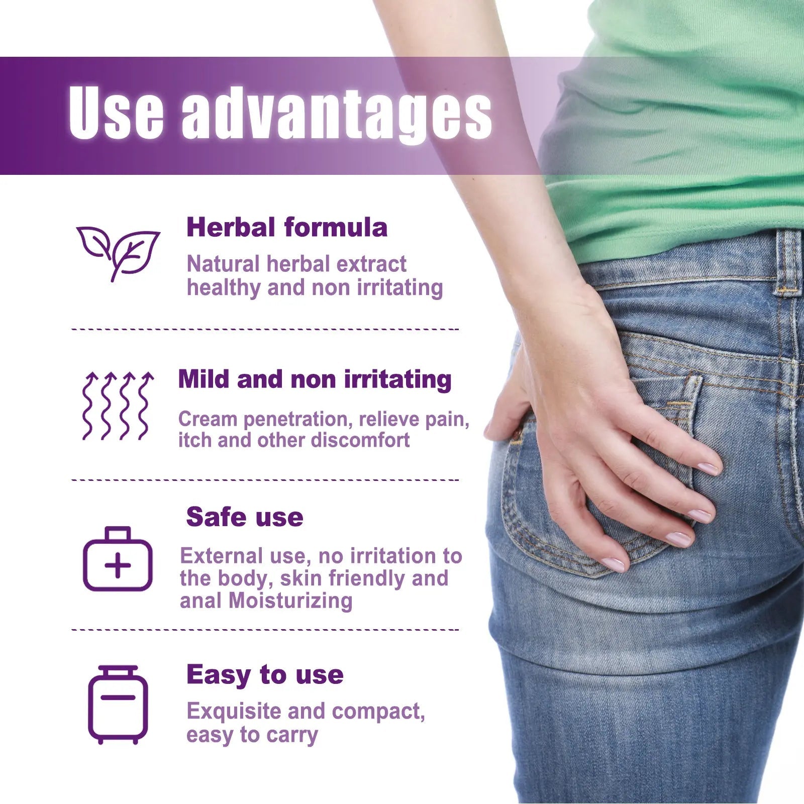 Herbal Hemorrhoid Relief Spray - Blade & Thread