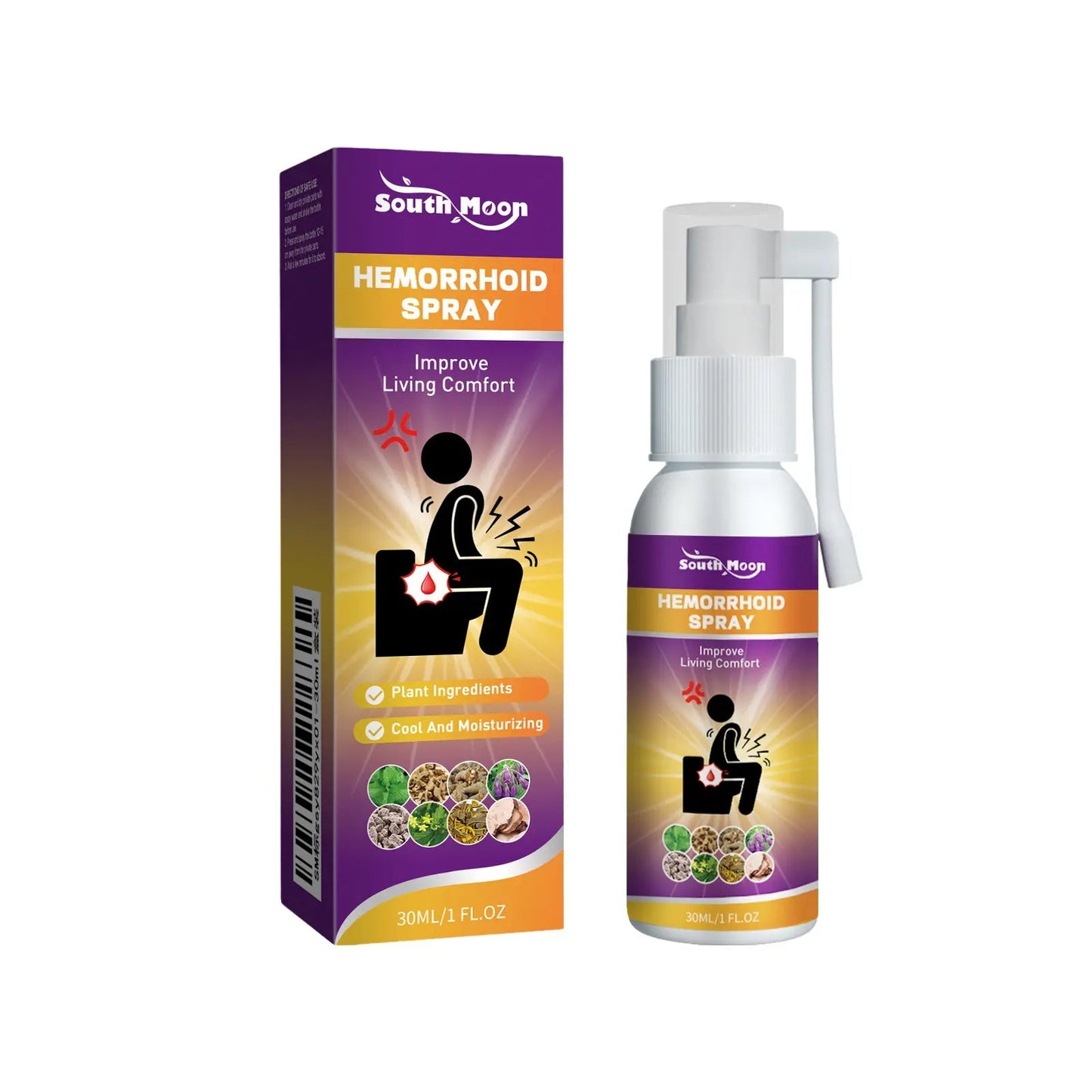 Herbal Hemorrhoid Relief Spray - Blade & Thread