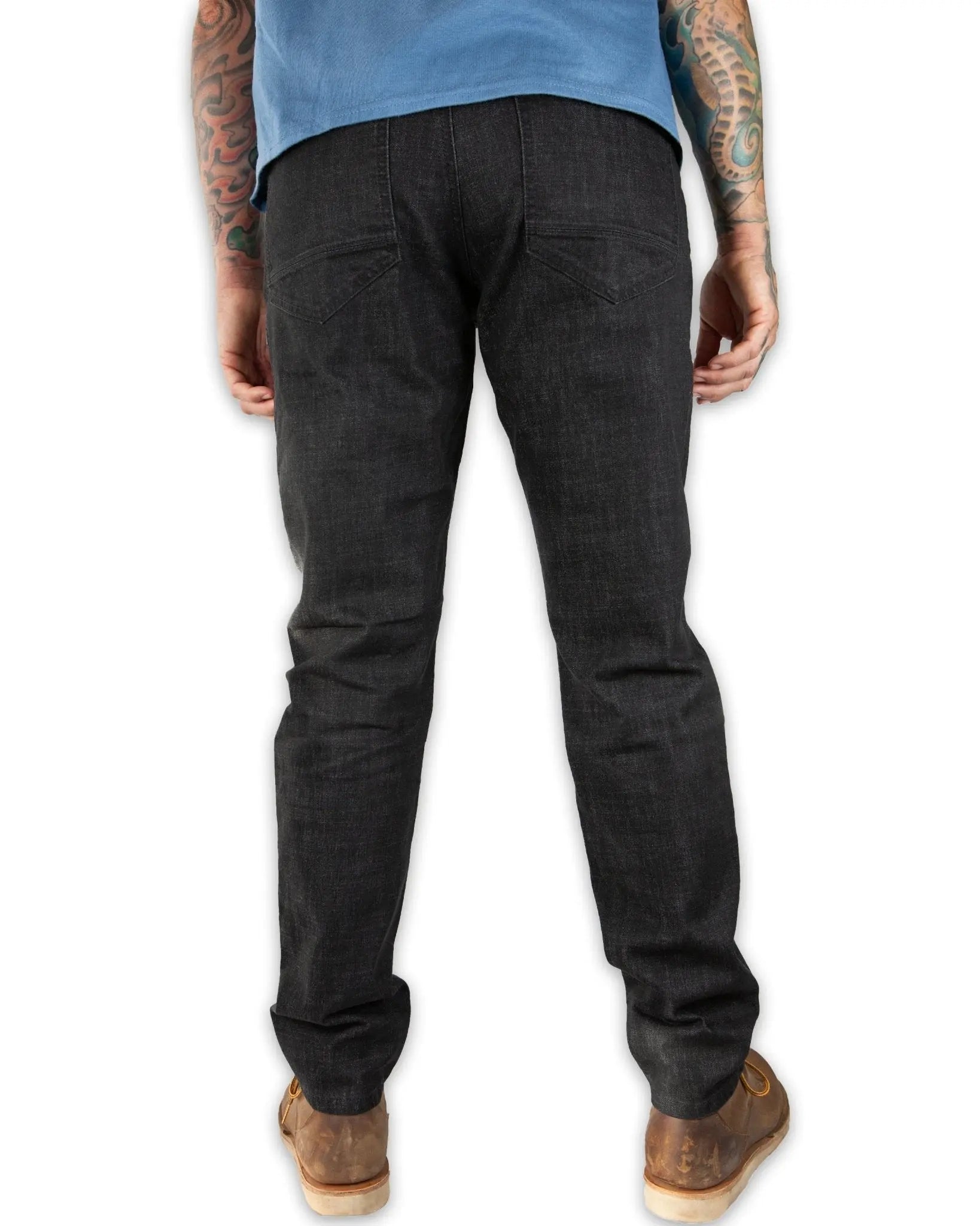 Hideout Denim Taper Fit Pants - Black Off The Grid Surplus