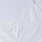 High Split Ankle-length Party Dresses Women Solid White Spaghetti Strap Dress Y2K nowadaysfashion