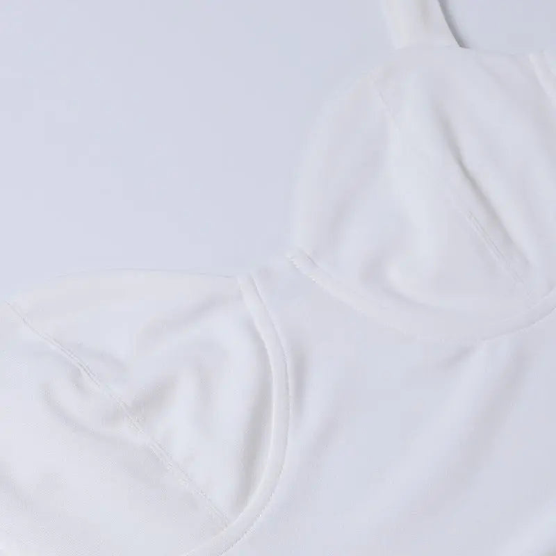High Split Ankle-length Party Dresses Women Solid White Spaghetti Strap Dress Y2K nowadaysfashion