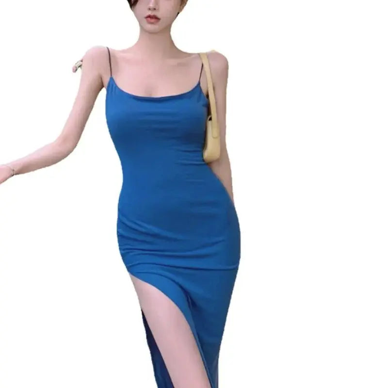 High Split Senior Medium Long Package Hip Slim Skirt nowadaysfashion