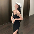 High Split Senior Medium Long Package Hip Slim Skirt nowadaysfashion
